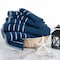 Hastings Home 6-piece 100-percent Cotton Towel Set with 2 Bath Towels, 2 Hand Towels and 2 Washcloths (Navy) 687553DWF - alternate 1